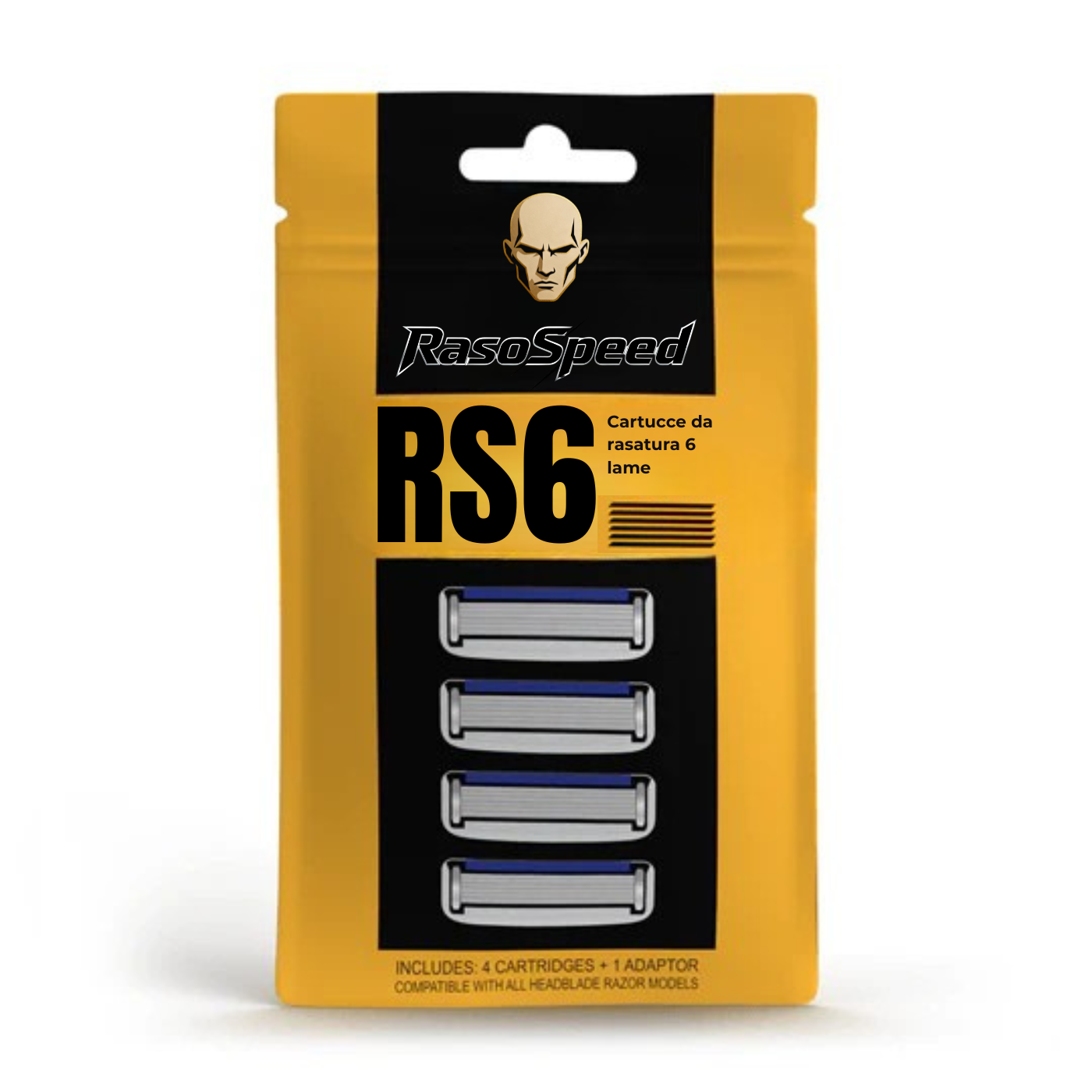 RS6 – Ricariche lame (4 pezzi)